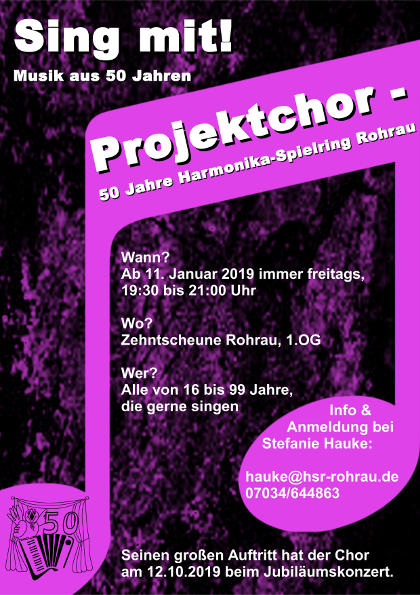 Plakat Projektchor